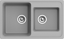 Ewigstein Мойка кухонная Elegant 80D серый металлик – фотография-2